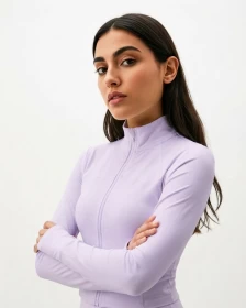 Purple Zip-Jacket